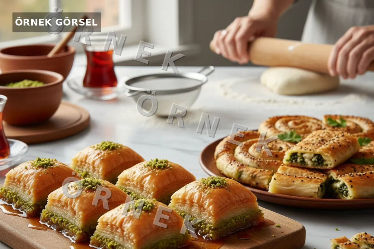 [ÖRNEK] Ev yapımı baklava ve börek
