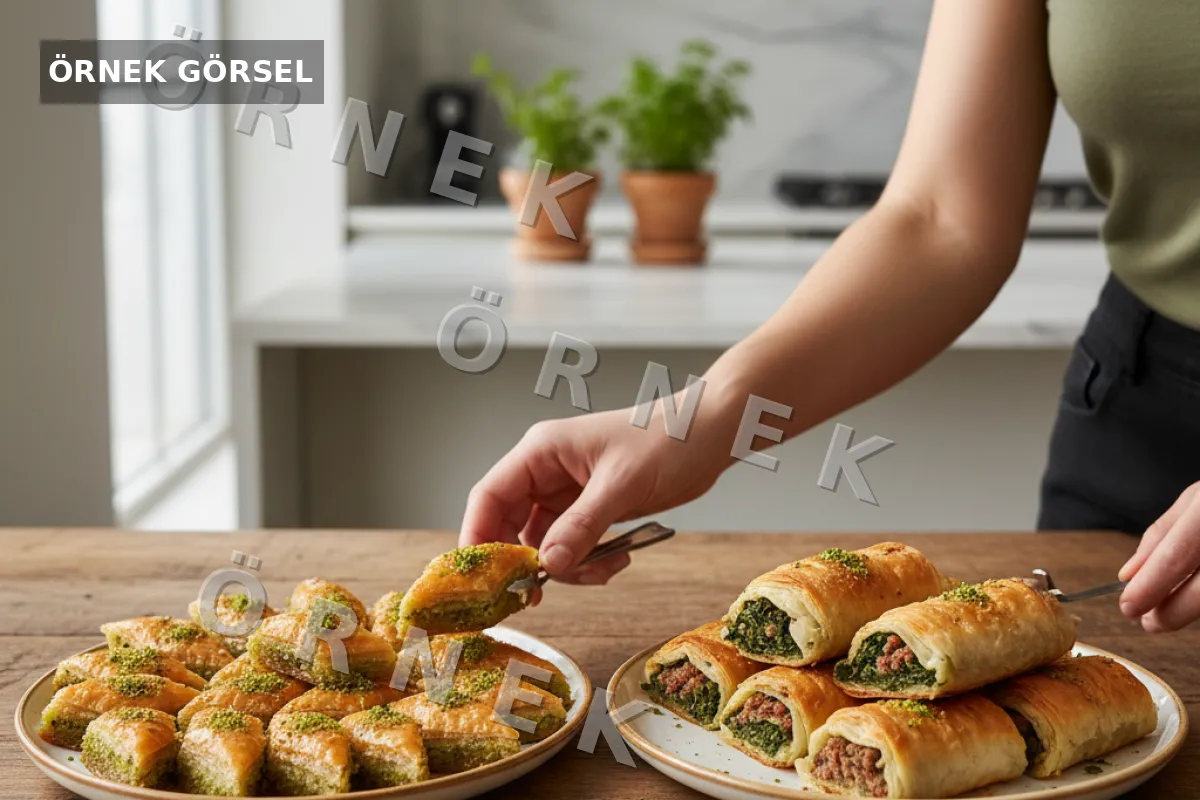 [ÖRNEK] Ev yapımı baklava ve börek