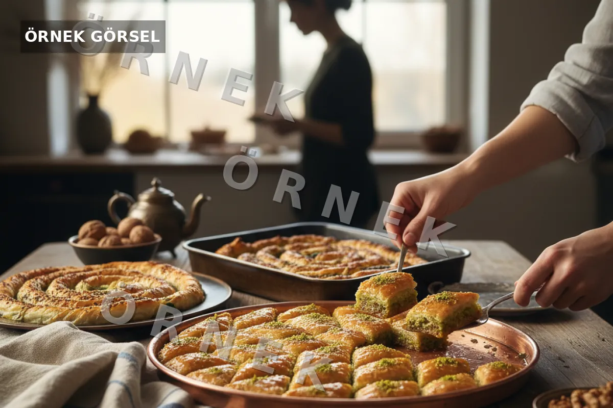 [ÖRNEK] Ev yapımı baklava ve börek