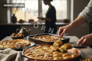 [ÖRNEK] Ev yapımı baklava ve börek